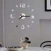 Versatile 3d Diy Coffee Cup Acrylic Mirror Wall Sticker Clock For Any Room Decor
