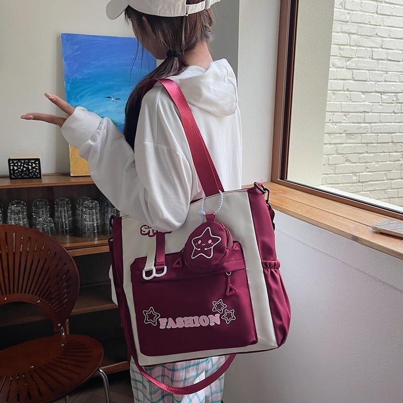 Youth Campus Crossbody Bag In Nylon For Teen Girls And School Activities