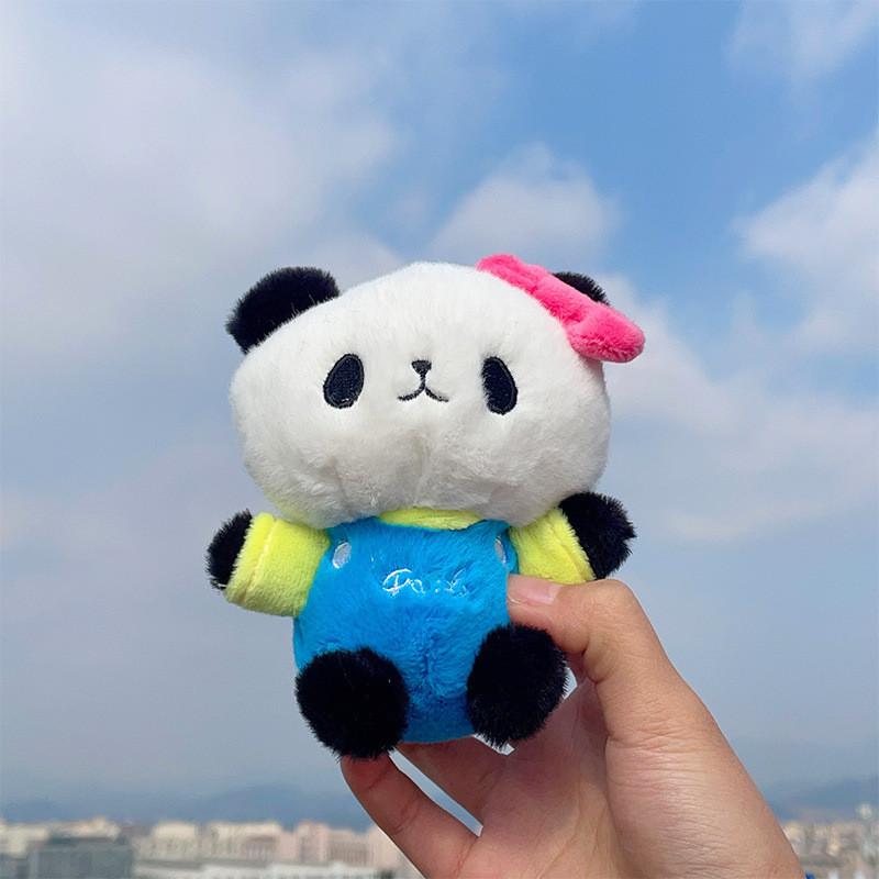 

Cute Plush Keychain Adorable Panda Stuffed Toy For Students And Bags High Quality