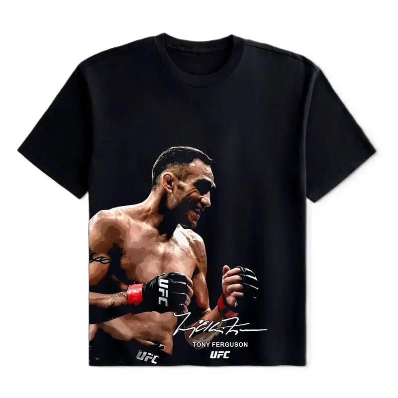 Футболка с изображением Тони Фергюсона, Футболка с бойцами UFC, Графическая футболка XL