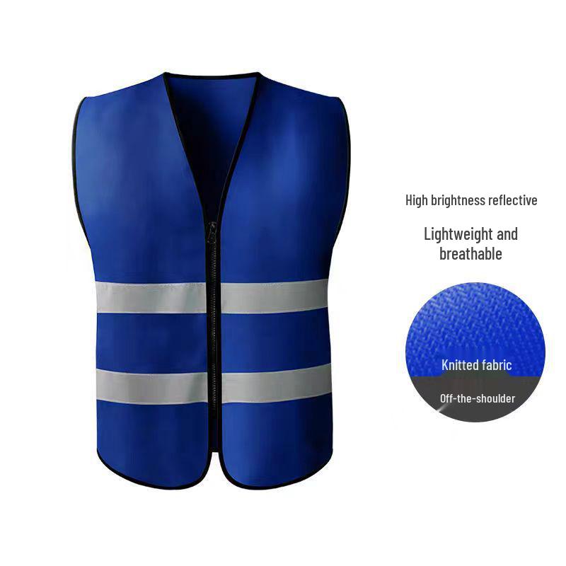 Multi-Pocket Reflective Vest for Drivers, Sanitation, Traffic, Cycling & Construction
