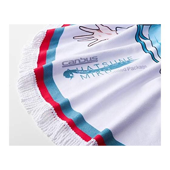 Daihatsu Hatsune Miku Round Towel (One Piece ver.) Big Size 120cm Life Size Rug Carpet Excursion Picnic