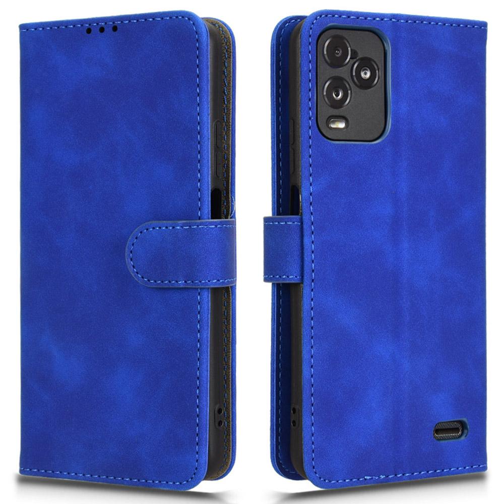 For BLU View 5 Pro Case Skin-Touch PU Leather Wallet Folio Flip Phone Cover
