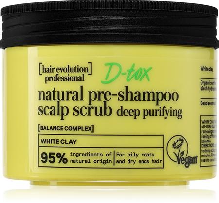 

глубоко очищающий скраб для волос и кожи головы TU прозрачный