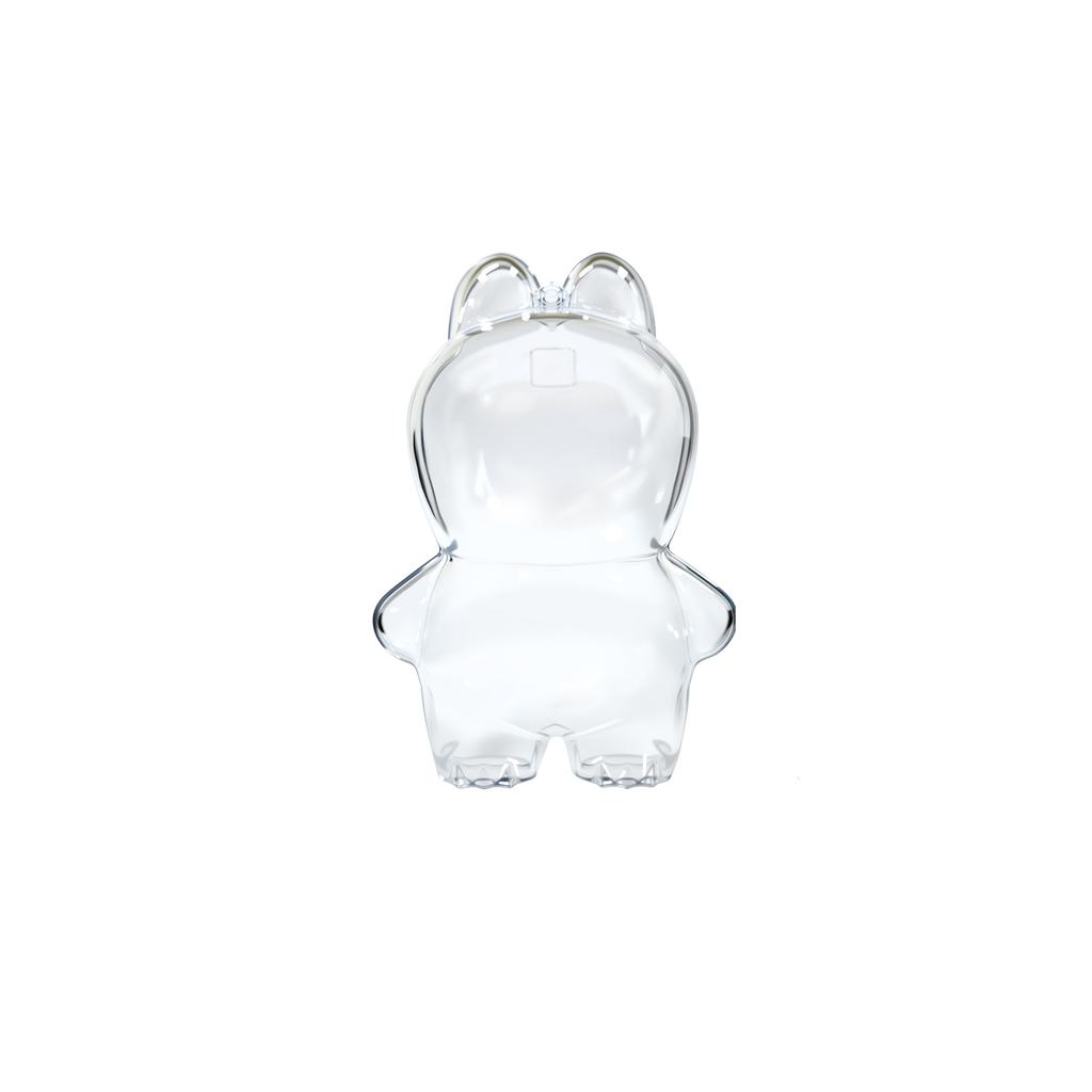 Transparent Dustproof Protective Case for Labubu V4 Series Dolls Protector Organizer Display Storage Box For Labubu Accessories