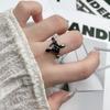 Cross Personality Niche European and American Punk Gender-Free Wind Dark Wind Ring Versatile Couple Ring Trendy Cool