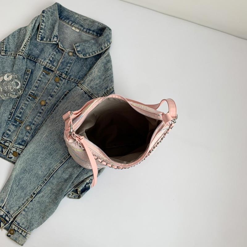 Women's bag new shoulder bag fashionable and sweet handbag bucket bag small bag