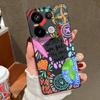 Cartoon Fire Balloon Pattern Case Xiaomi 14T 13T 11T Pro Leather Texture Silicone Cover Funda For Redmi Note 14 13 Pro 4G 5G 12 11