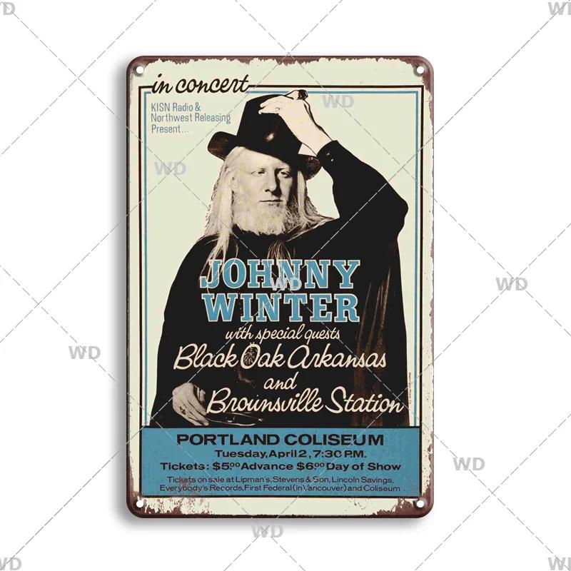 Tin Sign ZZ TOP Rock N Roll Poster Decorative Plaque Metal Signs Retro Vintagge Wall Plate For Home Club Pub Gift Wall Decor