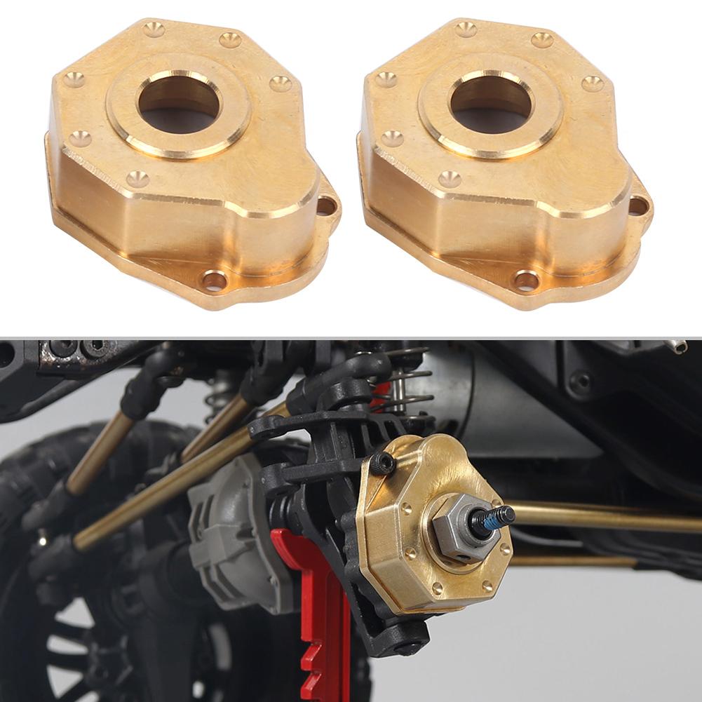Front Back Portal Axle Universal Axle Case Cover Brass Weight for TRX4 Crawler 1/10 RC Car