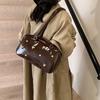 2025 Winter New Mori High-value Retro Rivets Large-capacity Tote Bag Lazy Wind Portable Shoulder Women's Bag