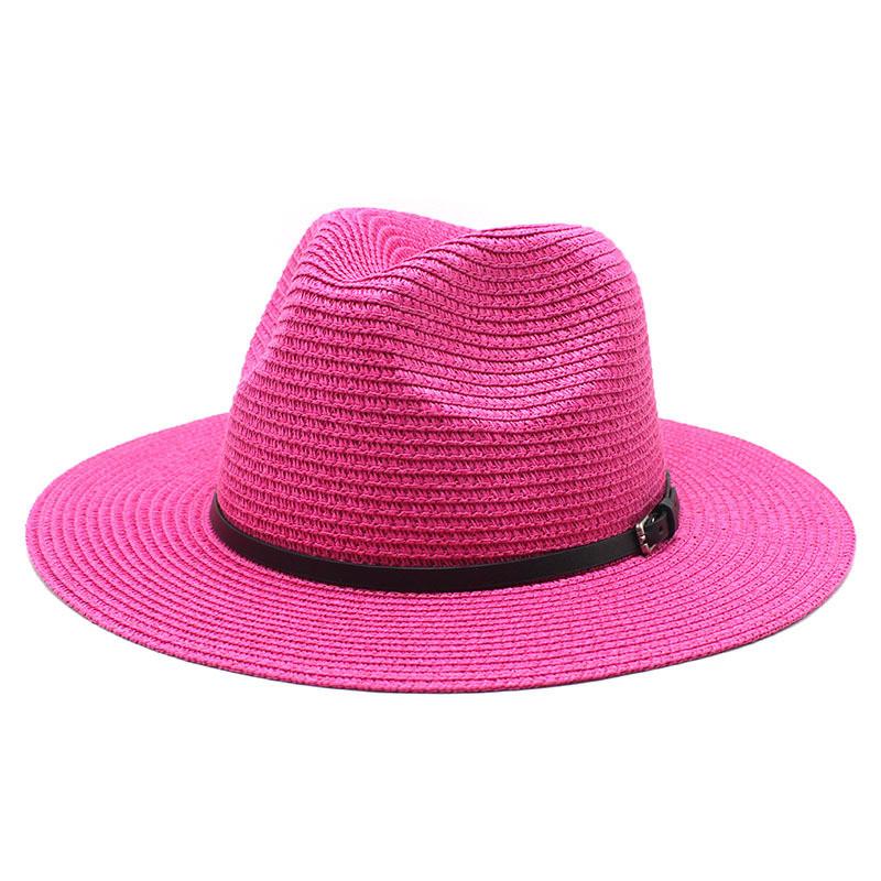 Summer Foldable Wide Brim Straw Hat For Men And Women With Sun Protection And Breathable Design For Beach And Outdoor Activities