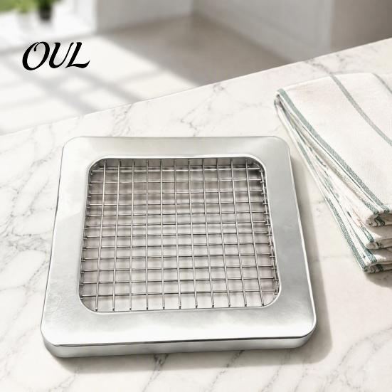 Replacement Food Chopper Blade Stainless Steel Vegetable Cutter Blade, Fruit Cutting Machine Durable Manual Tool, Potato Slicer for Kitchen