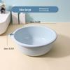 Durable Large Plastic Basin for Laundry, Washing Feet, Face, Vegetables - Ideal for Dorms & Homes