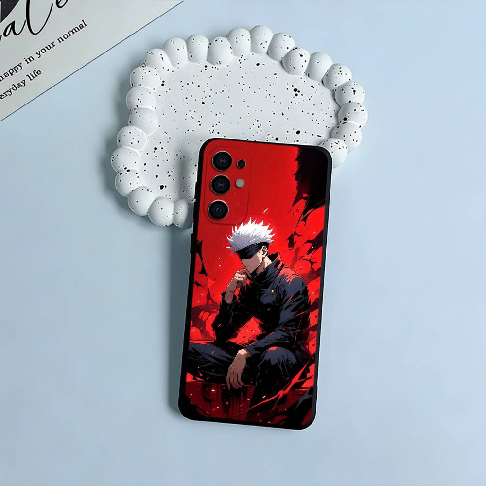 

Favorite Anime Characters-S-Satoru G-Gojo Soft Silicone Case for Samsung S25, S24, S21, S22, S23, S30, Ultra, S20, Lite-Black Samsung S24Plus