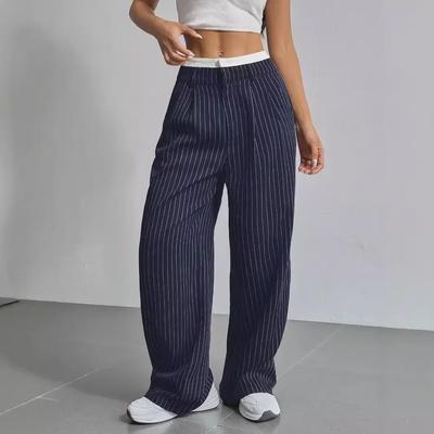 2025 Women's High-Waist Casual Loose Straight Trousers - Japanese & Korean Style for Spring/Summer