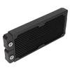 Water Cooling Radiator Red Copper Brass Steel G1 4 Thread 14 Pipes Fast Heat Dissipation Computer Radiator For 12cm Fan
