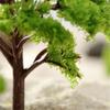 5/10 model trees 4-8CM railway scene dollhouse fairy garden scene building micro landscape mini landscape flower pot DIY