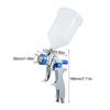 Low Volume Low Pressure   Spray Gravity Feed Sprayer with 1.3mm Nozzle 600  Cup for Car Furniture Fence Painting