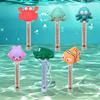 PVC Pool Water Temperature Meter Cartoon Animals Waterproof Swimming Pool Thermometer Floating Accurate Thermometer Pools