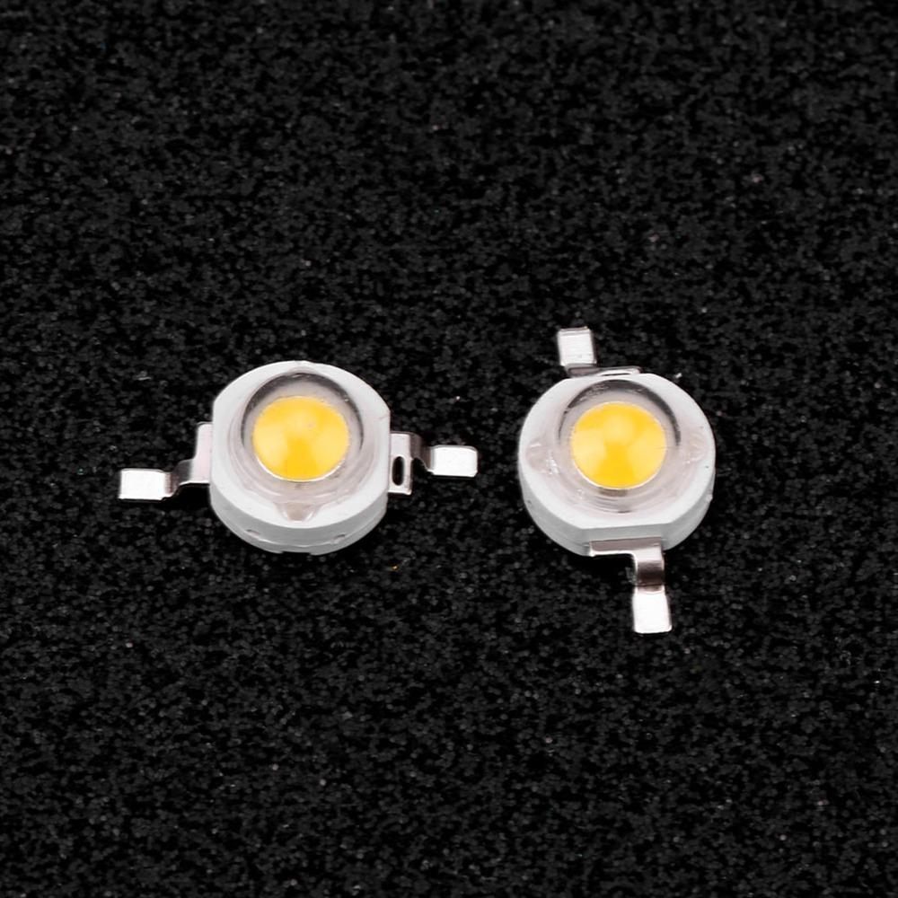 100PCS 110LM/W High Power LED Beads 3W High Power DIY Lighting Fixtures  Spotlight Replacement