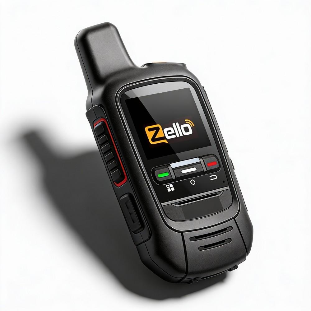 ZELLO Globale Android POC Gegensprechanlage für den Außenbereich, 5000 km, 4G, Mini, tragbar, für Flotten, bidirektionale Gegensprechanlage