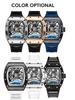 Ceas mecanic automat schelet Sport Premium Logo personalizat Ceas de mână decupat pentru stil de viață activ