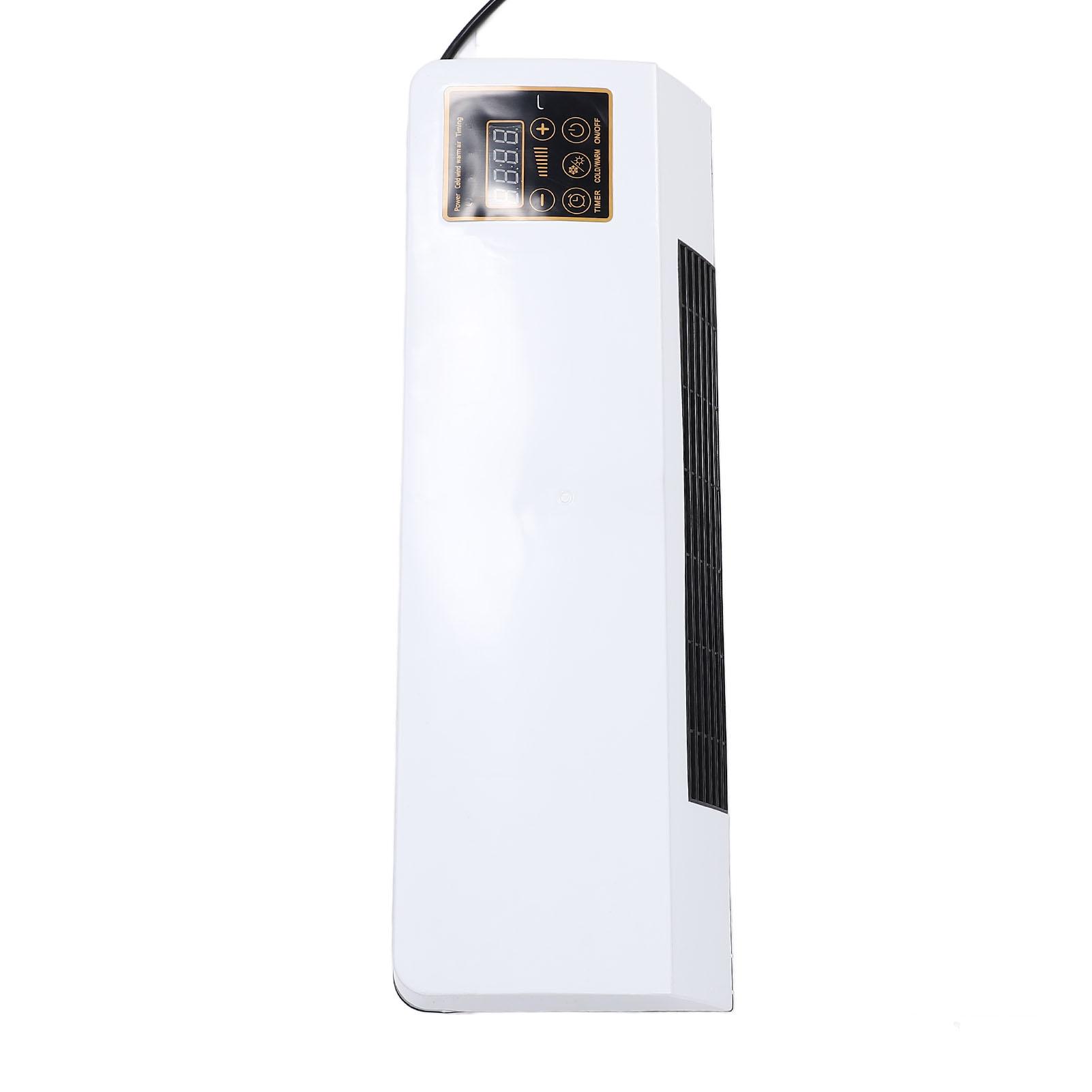 Smart Wall Heater Cooler Indoor Mount 1800W Vertical Oscillation Adjustable Thermostat with Remote EU Plug 220V ABS+PP+PTC