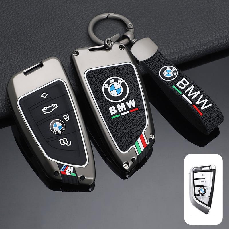 ORWI7 Zinc Alloy Car Key Cover Case Shell For BMW G30 G20 X1 X2 X3 X4 X5 X6 520 525 320i G11 F15 F16 G01 G02 Car Keychain Accessories