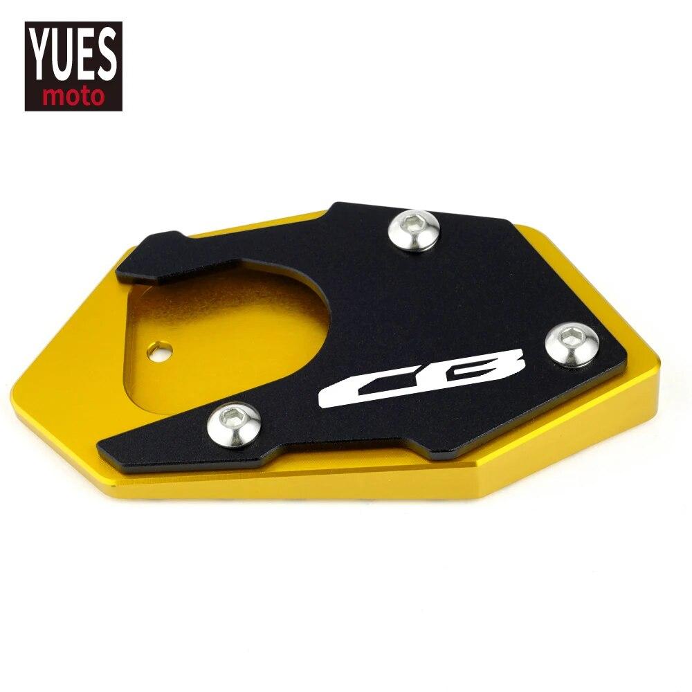 Motorcycle Accessories Support Enlarge Side Stand Extension Plate For Honda CB150R CB300R CB500F CB500X CB650F CB650R CBR650R