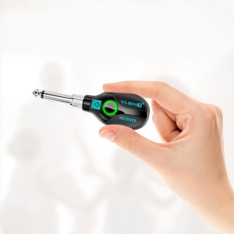 2.4GHz Electric Guitar Accessories Wireless Guitar Transmitter Receiver System for Cordless Amplifier Guitar Cable Jacks