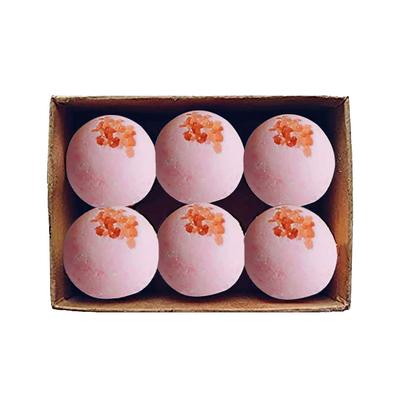 Himalayan Salt Aromatic Detox Bath Bomb Set (6 X 75 G), Detoxifying Himalayan Pink Salt Fizzy Aromatic Bath Bomb Set, Aaranyam