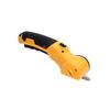Cordless Electric Scissors 3.6V Re Able Cardboard Box Cutter Fabric Scissor with Spare Blade   Lock & LED Light for Leather Carpet Plast