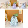 Trendy Kids Nylon Backpack With Cute Cartoon Print Breathable Stylish Design