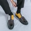 Men Oxfords Dress Brogues Derbys Formal Business Leather Shoes Tuxedo Wedding Shoes Plus Size