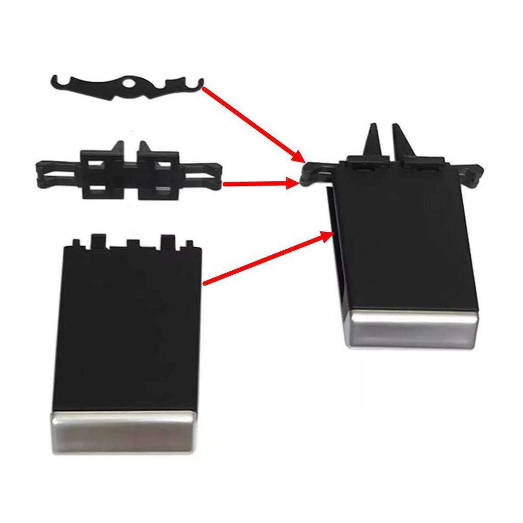 Rear Air Vent Outlet Paddle Clip Slider for Maserati Ghibli (M157) 2014-