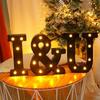 Cross-border Hot-Selling Black LED Letter Lamp for Proposal, Festival Decoration, and Ambiance Arrangement