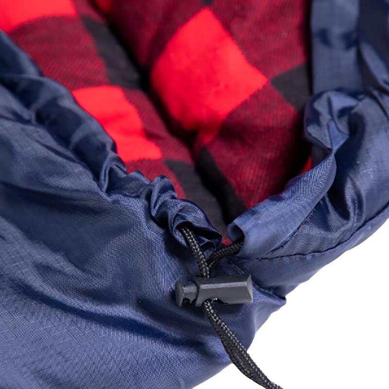 OEING Outdoor Flannel Lined Winter Sleeping Bag