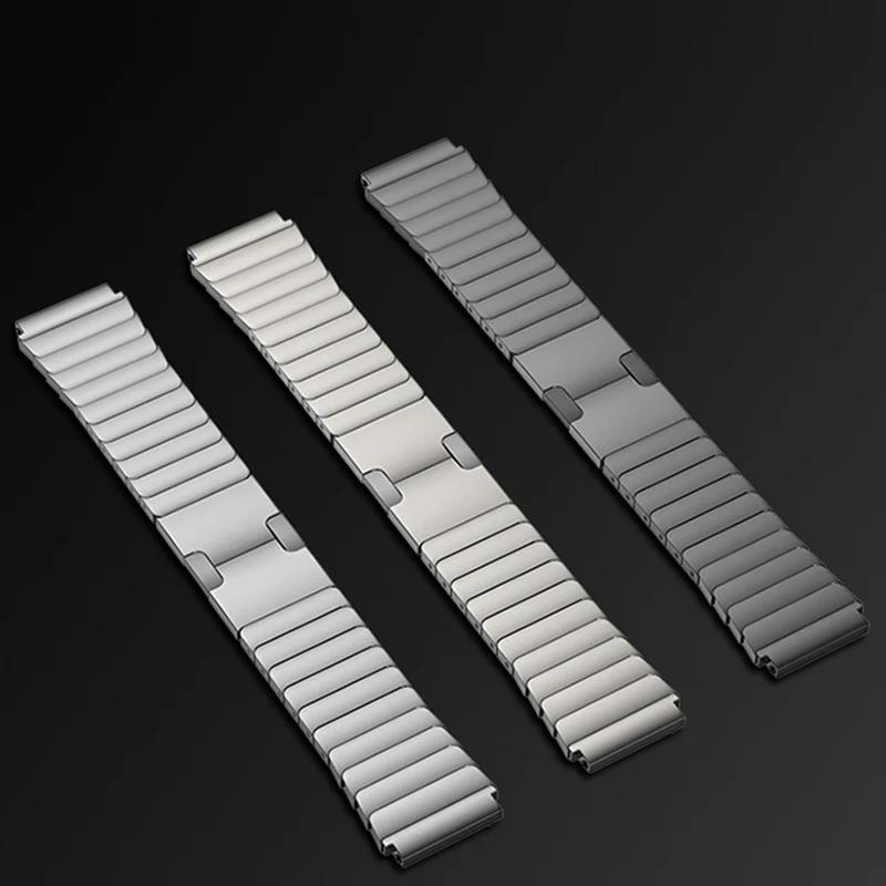 22mm kovový řemínek pro Huawei Watch 4/3/GT4-3-2 Pro/Samsung Watch 3/Gear S3 nerezový náramek pro Amazfit GTR/Stratos řemínek