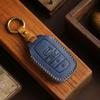 For TOYOTA Sienna RAV4 VENZA Mirai Hybrid Vehicles Alphard PREVIA Voxy Keyless Go Remote Leather Car Key Cover Case Keychain Set