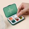 6Grids Mini Portable Small Pill Box Colorful Home Travel Medicine Pill Case Storage Box for Weekly Pill Organizer