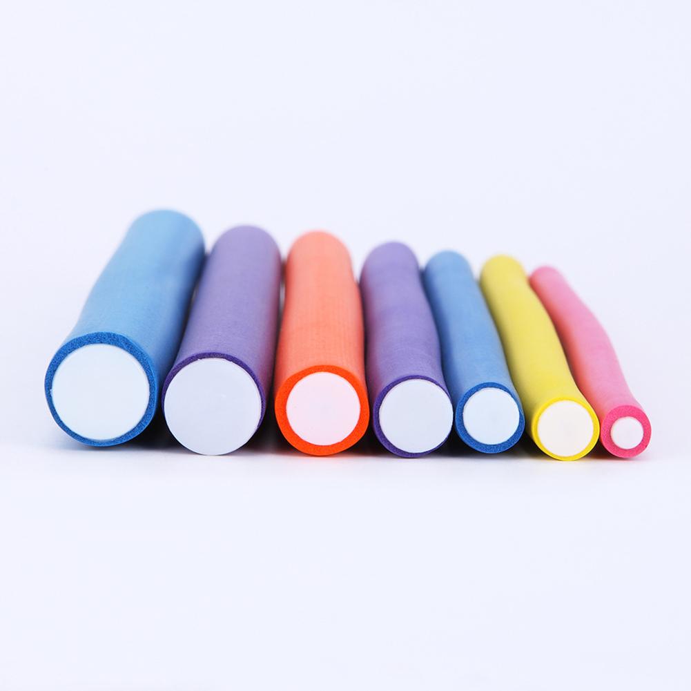 10pcs Universal Rod Stick Curling Iron Tool Rubber Curler Salon Home Hairdressing Tools