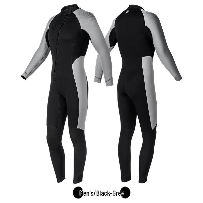 Combinaison de plongée unisexe 3MM: Combinaison de plongée et de surf chaude, à manches longues, résistante au froid, protection contre les méduses pour la natation hivernale
