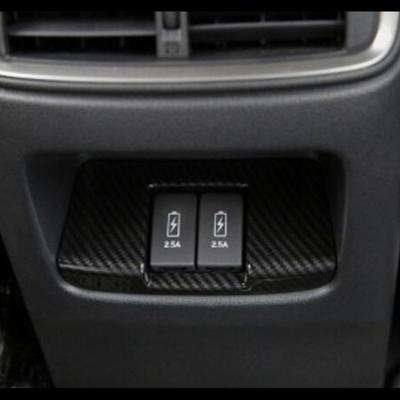 ABS Chrome For Honda CR-V CRV 2017 Car Styling Accessories Car Rear Charging Interface Panel Cover