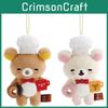 Kumamon Plush Toy With School Uniform And Sweet Donut Design For Kids And Teens