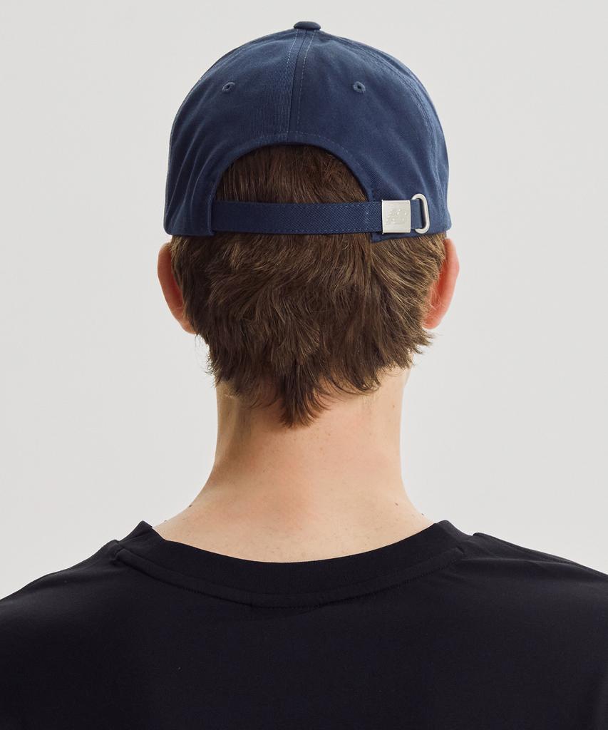 Nyuballanseu Nbgdgf1101 / Stacked Logo Structure Ball Cap (Navy)