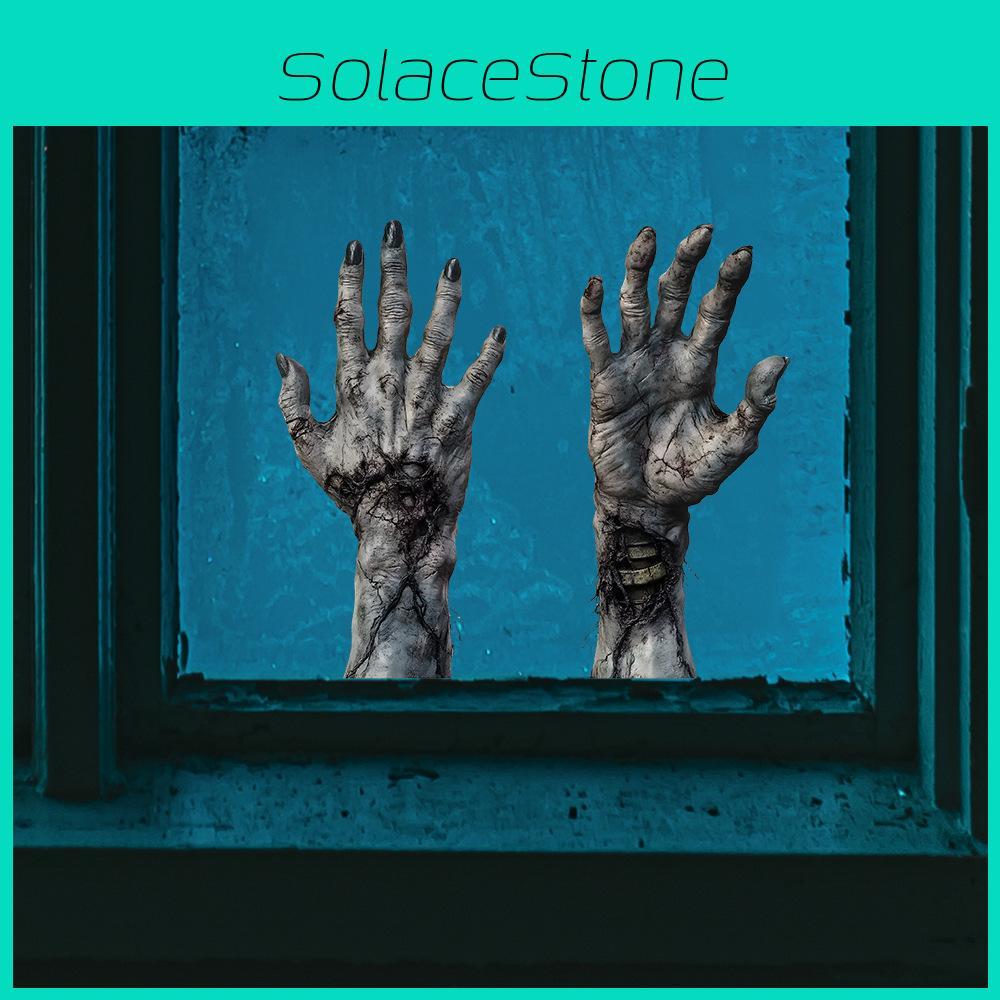 Halloween Horror Arm Uv Static Glass Window Display Home Decor Stickers Wall