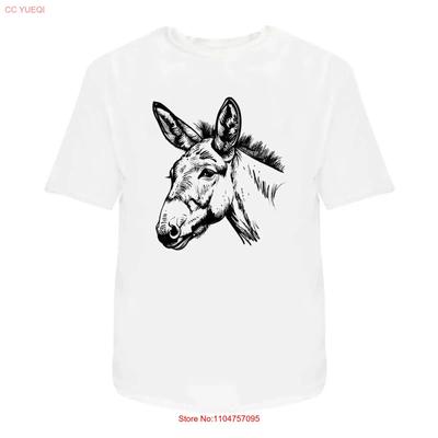 Donkey Portrait T Shirt 100 Cotton S Xxl Ta056461 Vintage Breathable Comfortable Streetwear Slightly Unisex Homme