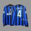 Vintage Futbol Forması Uzun Kollu Klasik Milli Takım Gömleği Beckham Zidane C Ronaldo Retro Futbol Üstü