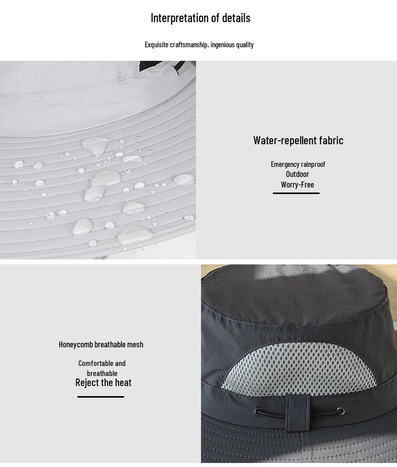 Men's Outdoor Solar-Powered Cooling Fan Hat